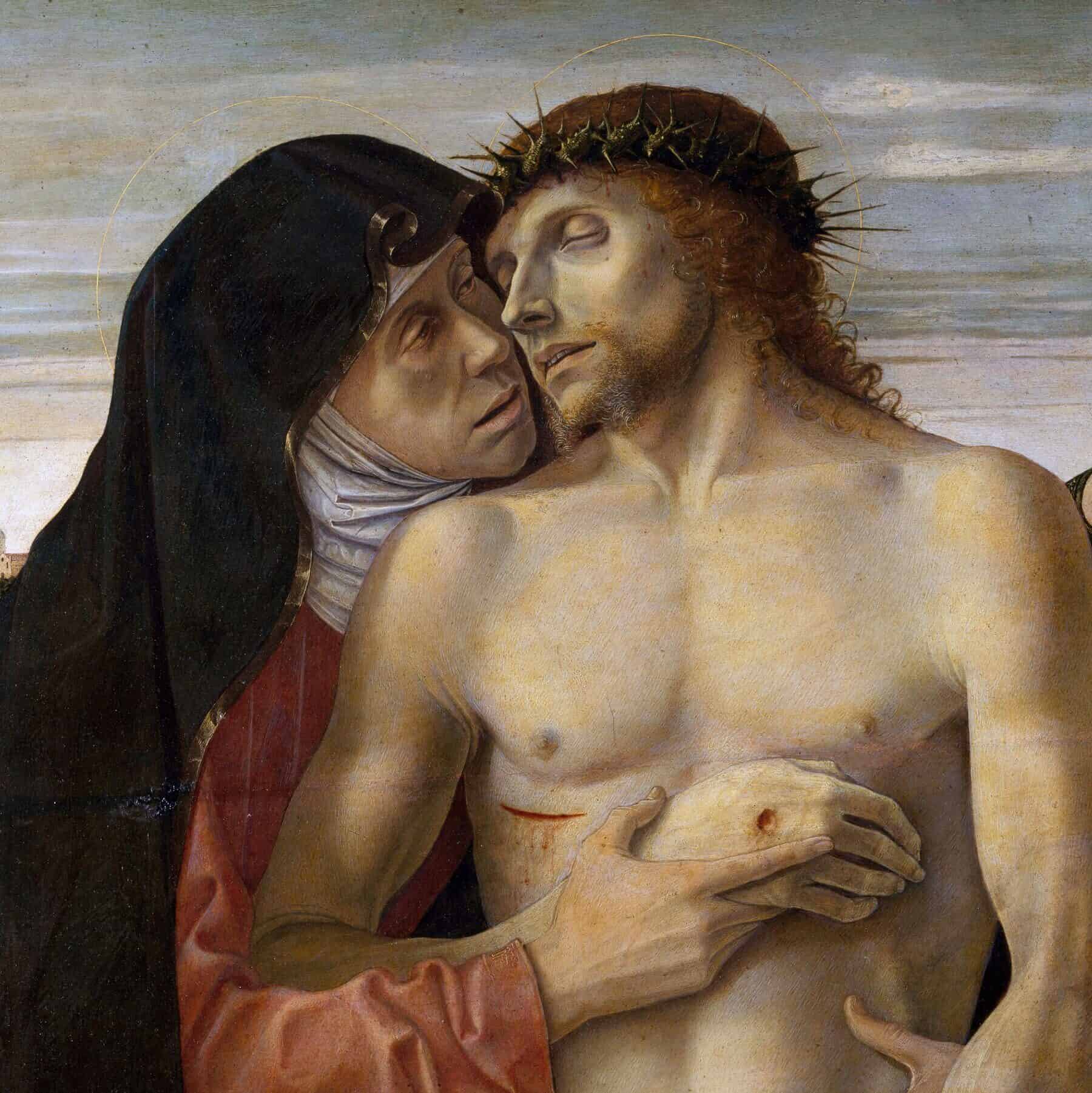 Giovanni Bellini - Pietá (1465), Détail
