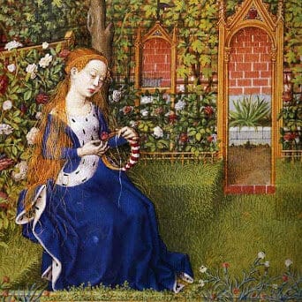 Giovanni Boccaccio, Emilia dans le jardin de roses