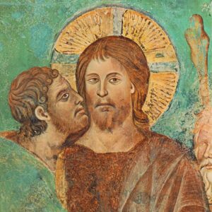 Giovanni Cimabue - L’Arrestation de Jésus ; fresque ; basilique St François, Assise