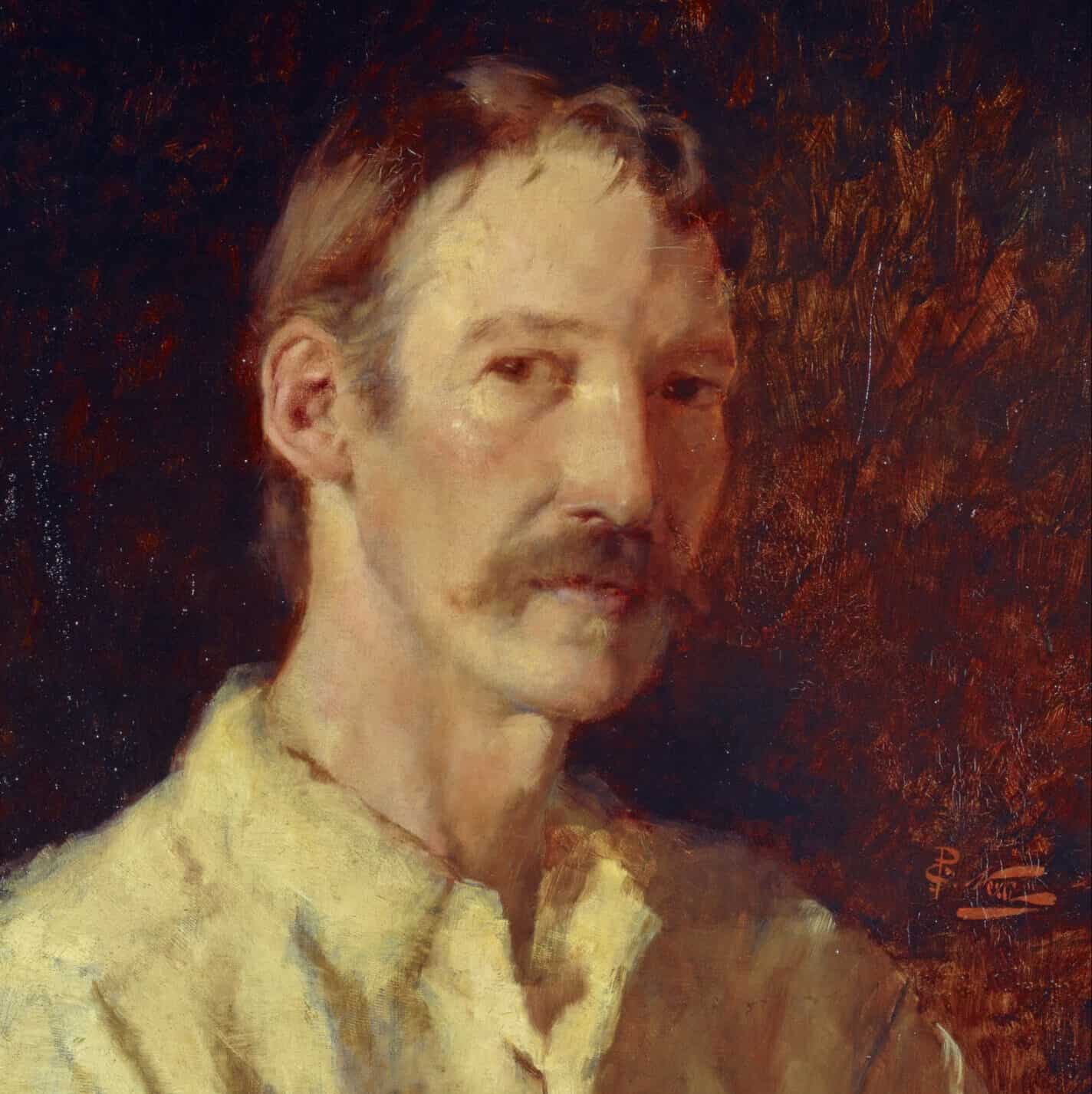 Girolamo Nerli - Portrait de Robert Louis Stevenson (1892)