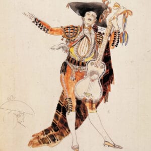 Giuseppe Palanti - Esquisse de costume (1905)