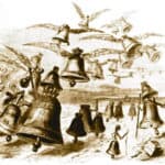 Grandville, Le Voyage des cloches à Rome (1840).