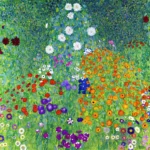 Gustav Klimt - Jardin de fleurs