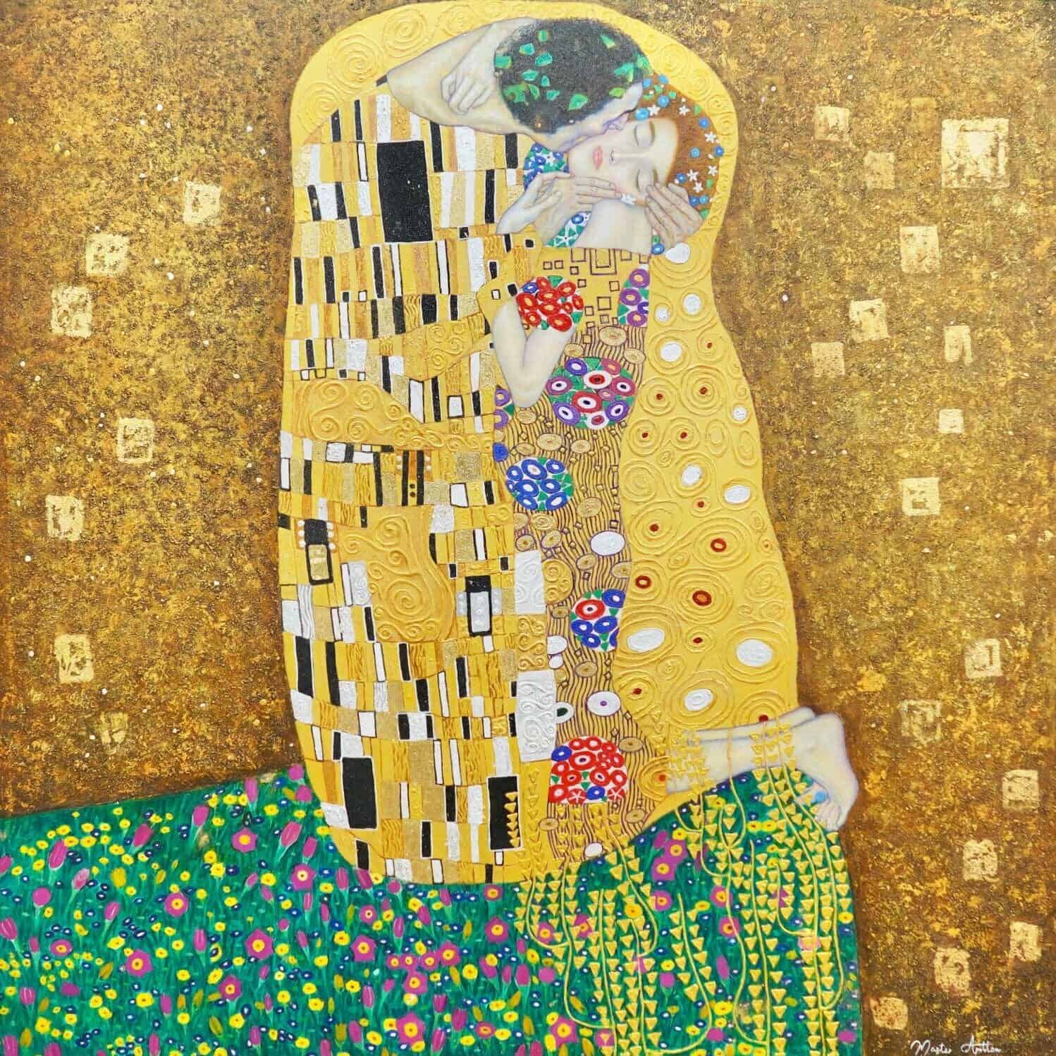 Gustav Klimt - Le Baiser (1908-1909)