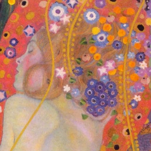 Gustav Klimt, Serpents d'eau II (Détail, 1904)