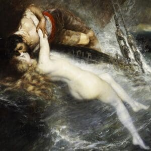 Gustav Wertheimer - Le baiser de la sirène (1882)