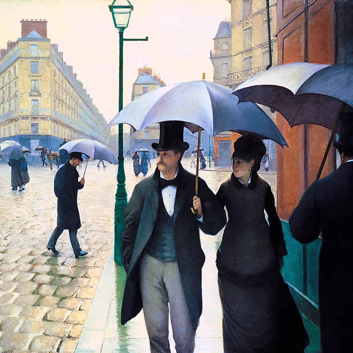 Gustave Caillebotte - Rue de Paris (1877)
