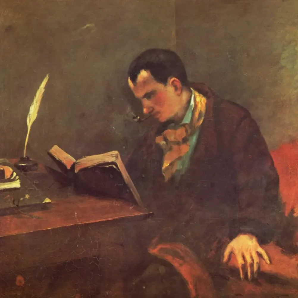 Gustave Courbet - Charles Baudelaire