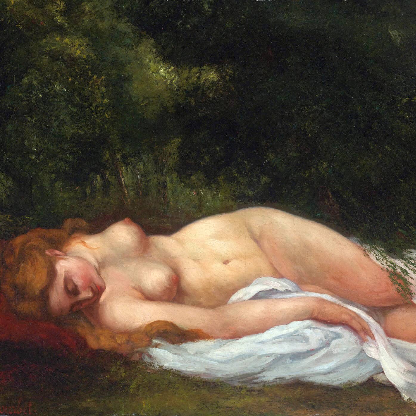 Gustave Courbet, Nu couché (1866)