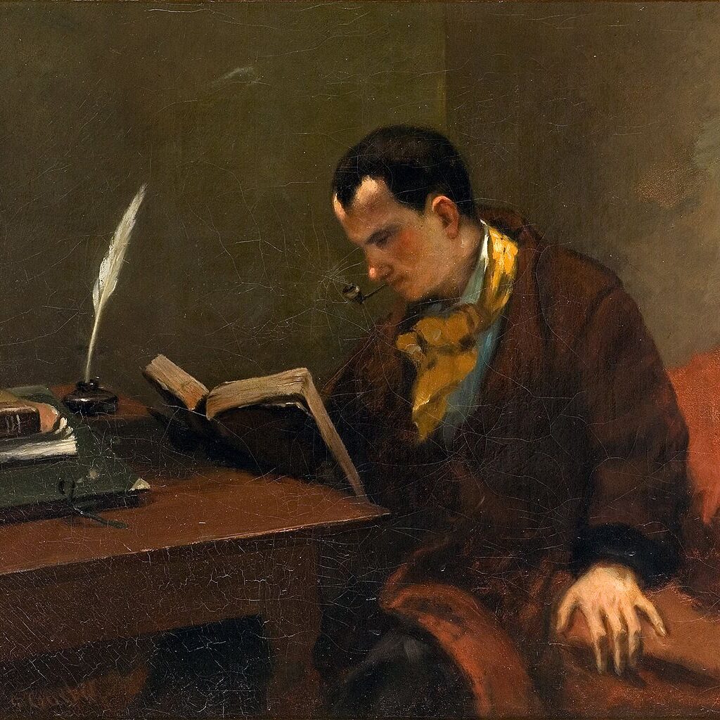 Gustave Courbet - Portrait de Charles Baudelaire (1848-1849)