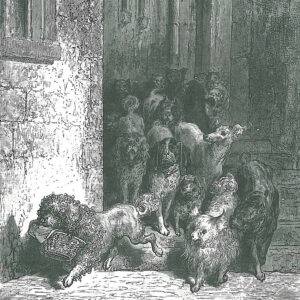 Gustave Doré, Le Chien qui porte à son cou le dîné de son maître