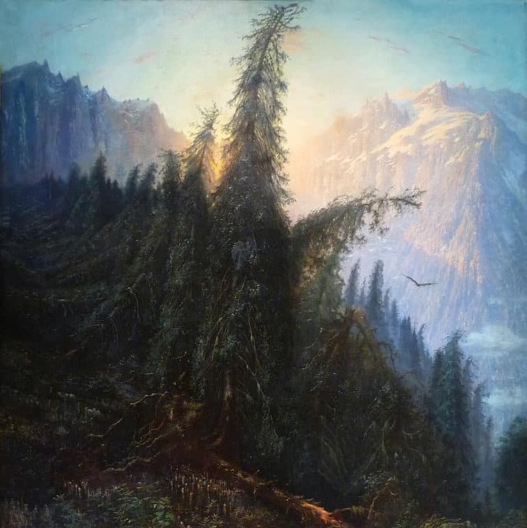 Gustave Doré - Paysage de montagne (vers 1870)