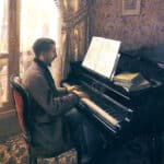 Gustave Caillebotte, Jeune Homme au piano (1876)