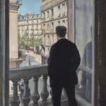 Gustave Caillebotte - Jeune homme à sa fenêtre
