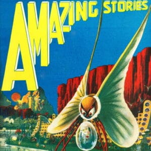 Frank R. Paul pour le magazine Amazing Stories (mai 1926).