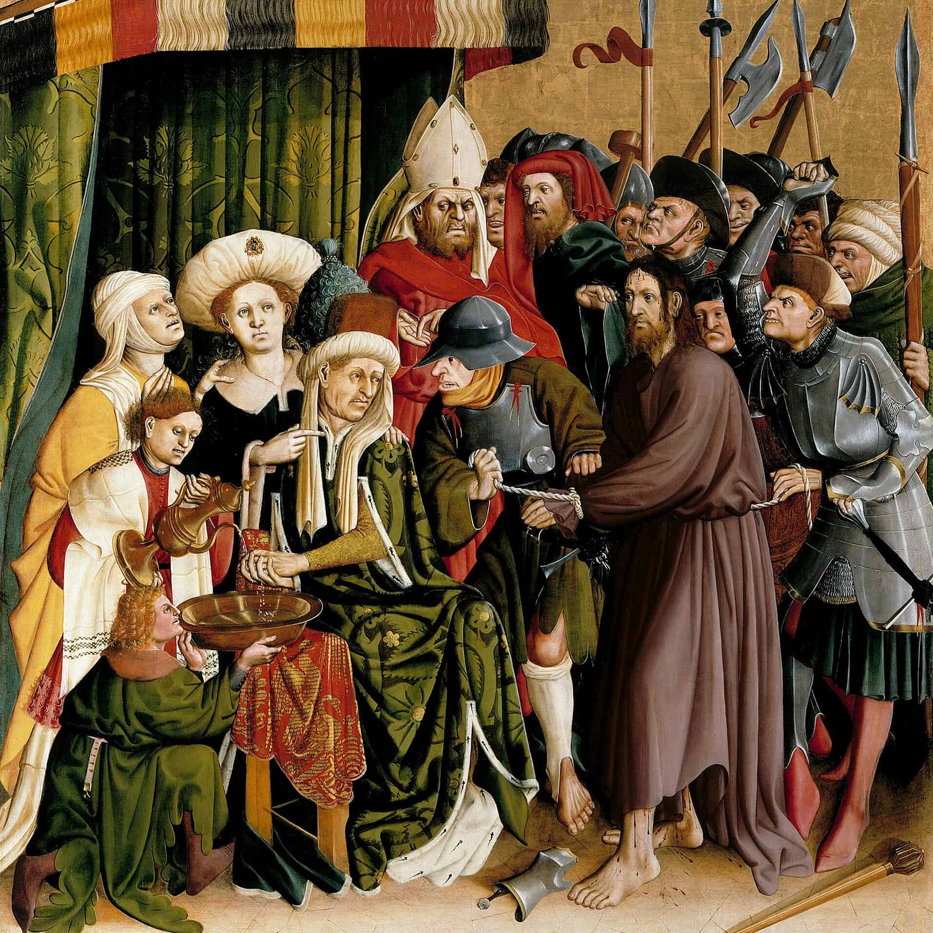 Hans Multscher - Christ devant Pilate (1437)