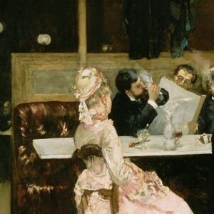 Henri Gervex - Scène de Café à Paris (1877)