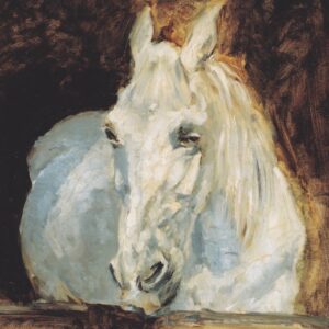 Henri de Toulouse-Lautrec - Cheval blanc (1881)