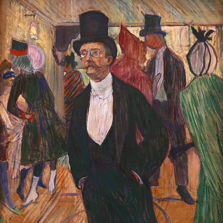 Henri de Toulouse-Lautrec - Monsieur Fourcade (1889)