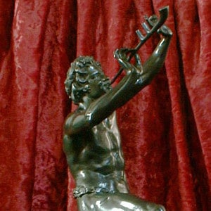 Faune dansant, bronze de Lequesne (XIXe)