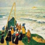 Henry Moret - L'Attente du Retour des pêcheurs en Bretagne (1894)