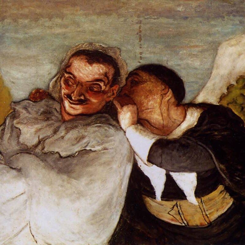 Honoré Daumier - Crispin et Scapin (vers 1864)