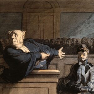 Honoré Daumier - Le défenseur (1862)