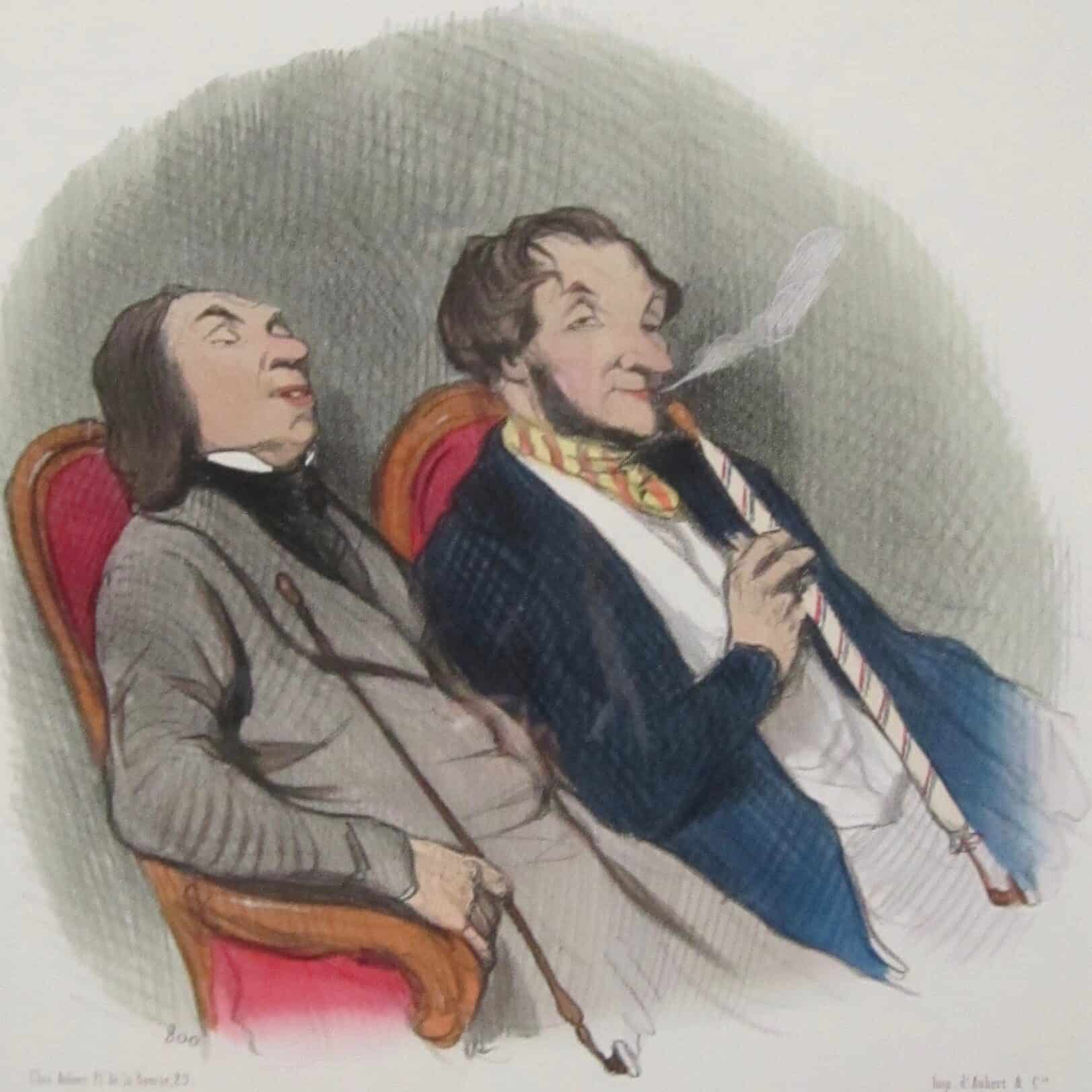 Honoré Daumier, Les Fumeurs de haschich (1845)