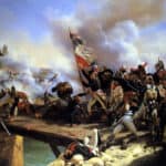 Horace Vernet - La Bataille du Pont d'Arcole (1826) - Napoléon guidant ses troupes