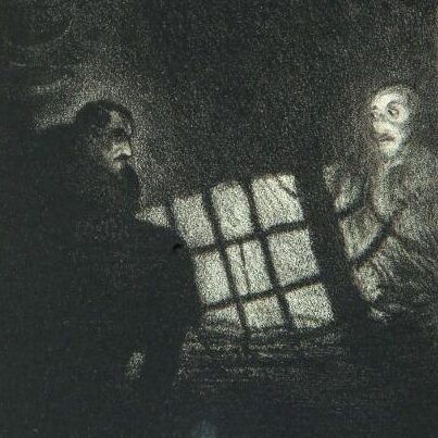 Hugo Steiner-Prag - Fantôme de la nuit (1916)