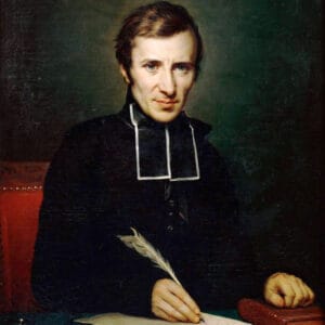 Hugues Felicité Robert de Lamennais, par Jean-Baptiste Paulin Guérin (1827)