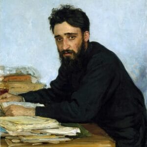 Ilia Répine - Portrait de Vsevolod M. Garchine (1884)