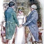 Illustration pour le chap. 48 du Parc de Mansfield, de Jane Austen (1908)