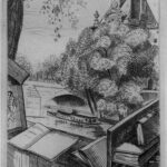 Illustration sur bois du Crime de Sylvestre Bonnard d'Anatole France