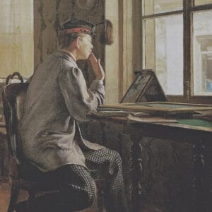 Ilya Repin - Préparation à l’examen (1864)