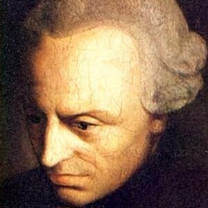 Anonyme, Portrait d'Emmanuel Kant (ca. 1790)