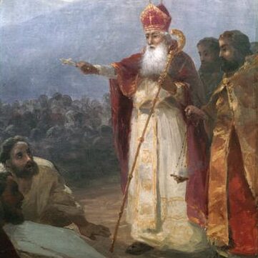 Ivan Aivazovsky - Le Baptême des Arméniens par Grégoire Ier l’Illuminateur (1892)
