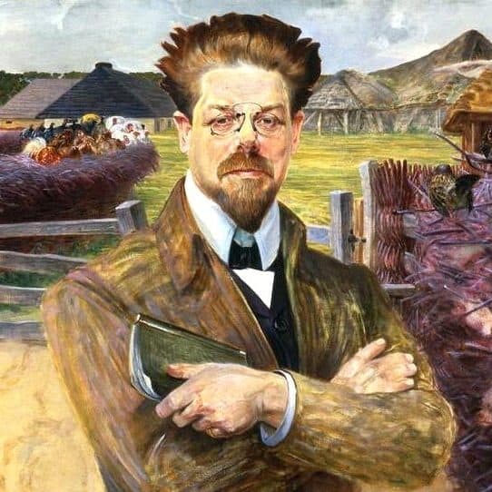 Jacek Malczewski - Portrait de Wladyslaw Reymont (1905)