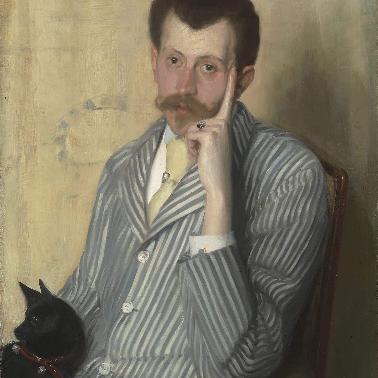 Jacques-Emile Blanche - Portrait de Georges Porto-Riche (1889)