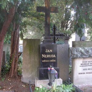 Tombe de Jan Neruda - Cimetière de Vyšehrad (Prague)