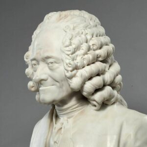 Jean Antoine Houdon - Buste de François-Marie Arouet dit Voltaire (1778)