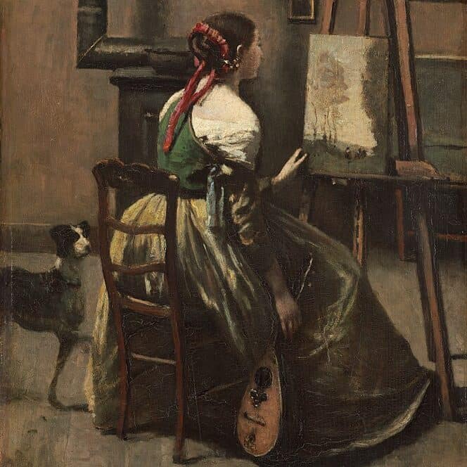 Jean-Baptiste Camille Corot, L'Atelier de l'artiste