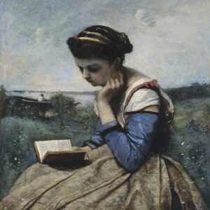 Jean-Baptiste-Camille Corot, Femme lisant (1869)