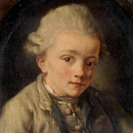 Jean-Baptiste Greuze, Portrait de Mozart (1763-1764)