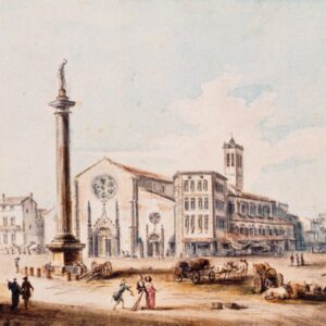 Jean-Baptiste Lallemand, Place des Cordeliers à Lyon et de la colonne sur laquelle est représentée la Gnomie (178?)