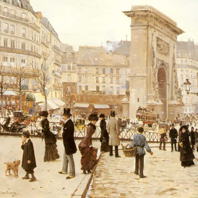 Jean Béraud - Le Boulevard St-Denis (1879)