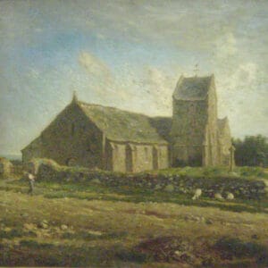 Jean-Francois Millet - L'Église de Greville (1871-1874)