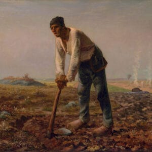 Jean-François Millet - L'homme à la houe (1862)