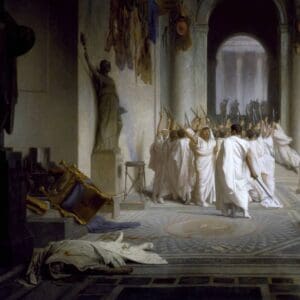 Jean-Léon Gérôme, La Mort de César (1859-1867)