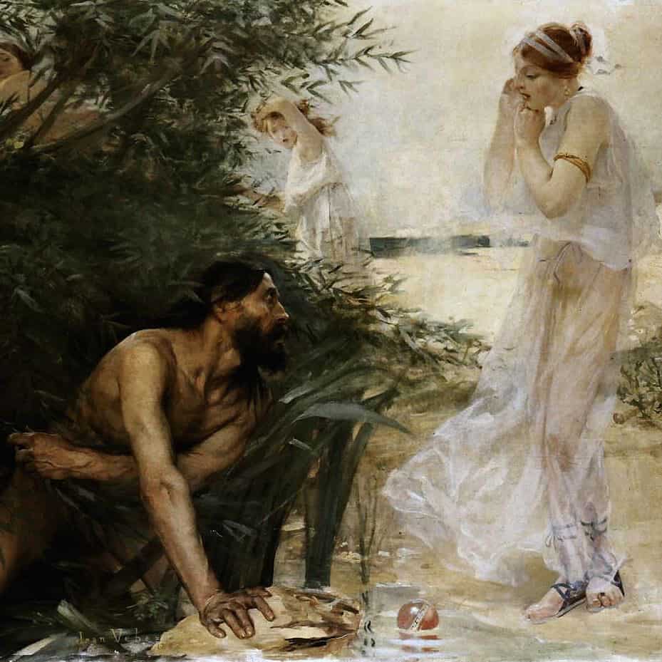 Jean Veber - Ulysse et Nausicaa (1888)